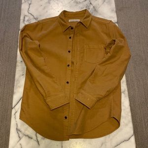Tan Outerknown Lost Coast moleskin shirt